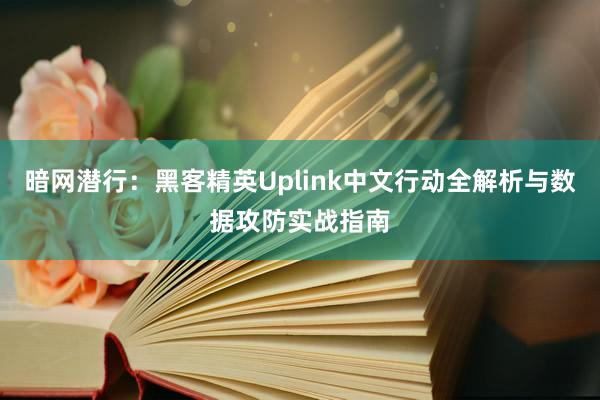 暗网潜行：黑客精英Uplink中文行动全解析与数据攻防实战指南